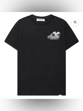 Almost Someday Men's Black Graphic Short-Sleeve Tee